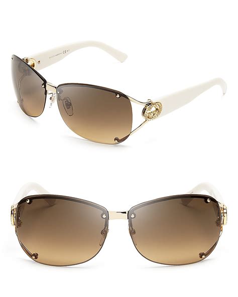 gucci black yellow sunglasses|gucci rimless sunglasses for women.